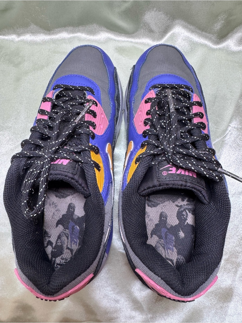 Nike Air Max Colorblock Sneakers Persian Violet/Pollen Rise Women’s size 7.5/ 6Y - Picture 4 of 8